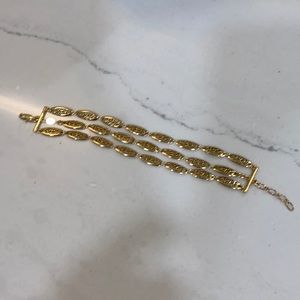 Sezane triple strand bracelet